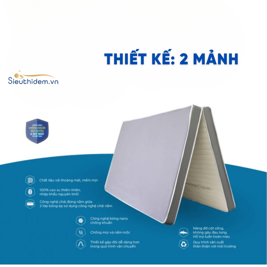 Đệm bông ANTIMICROBIAL COOLING-2