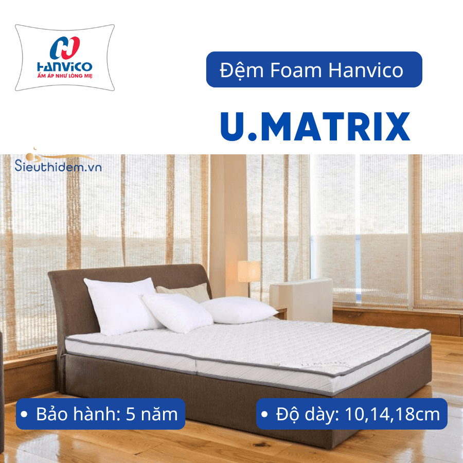 Đệm Foam U.Matrix-3