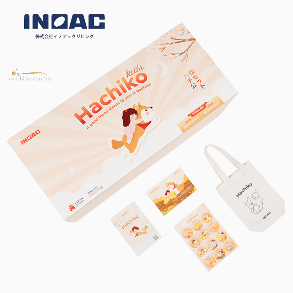 Bộ Gối Foam Trẻ Em Hachiko Kids-8