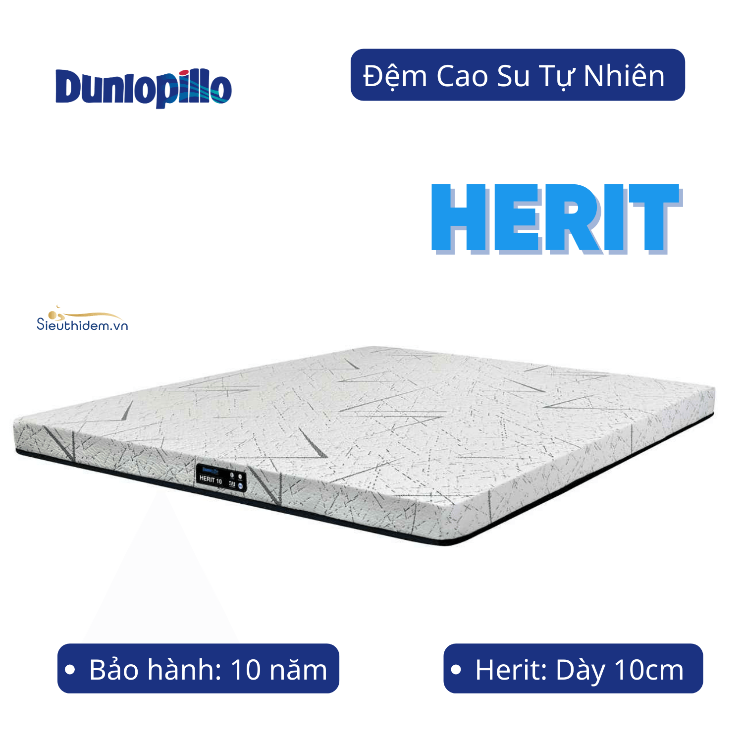 Đệm Cao Su Dunlopillo Herit-0