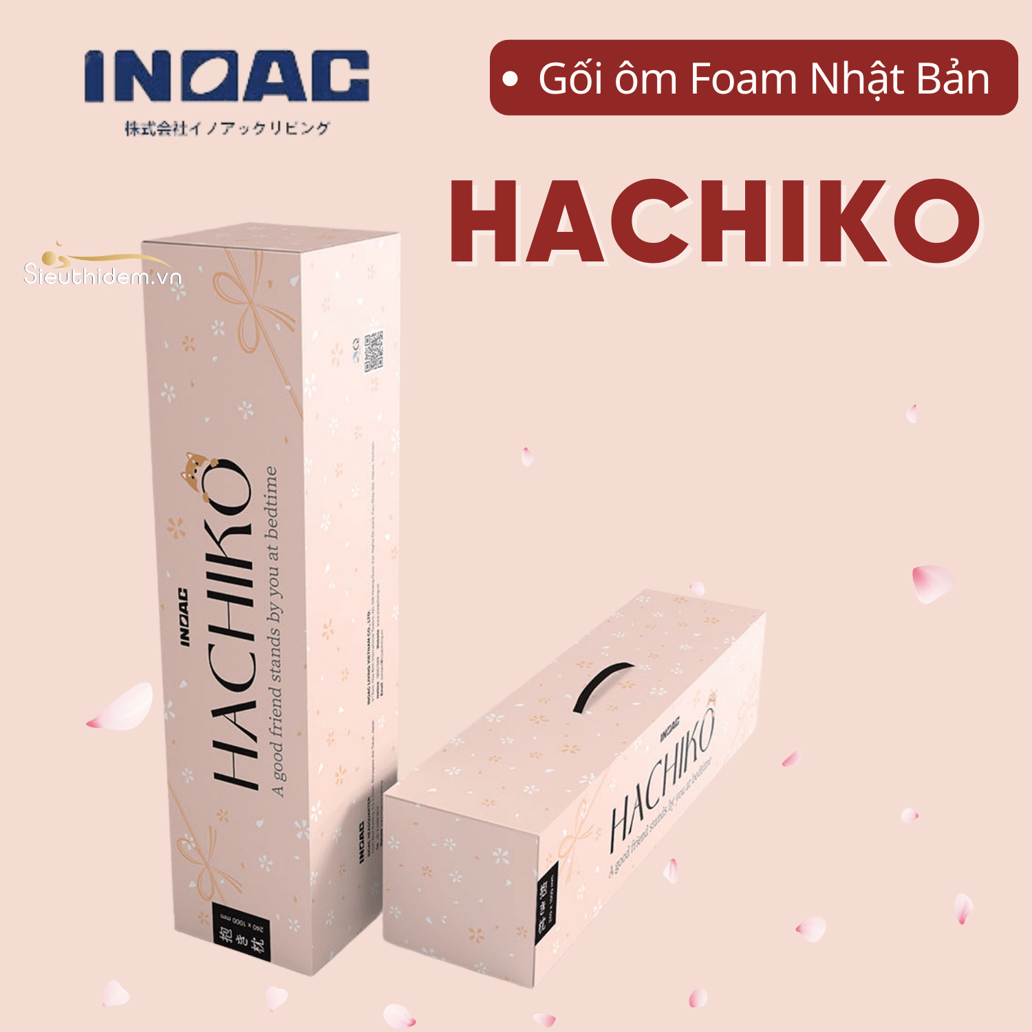 Gối ôm Foam Nhật Bản Hachiko-0