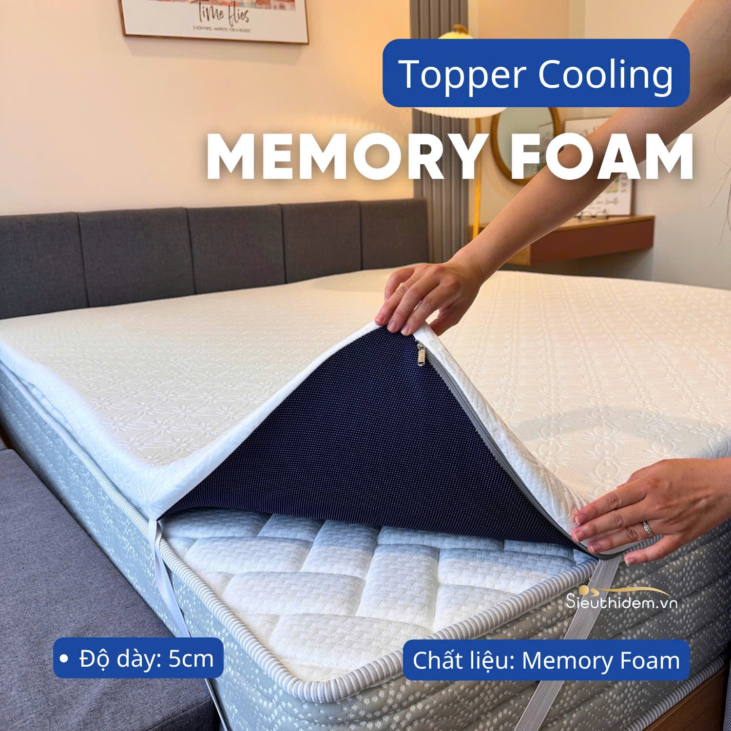 Topper Memory Foam Cooling Extra-7