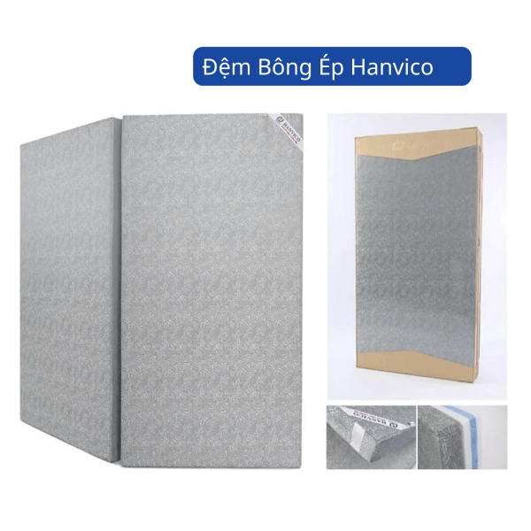 Đệm bông gấm chống khuẩn Hanvico-1