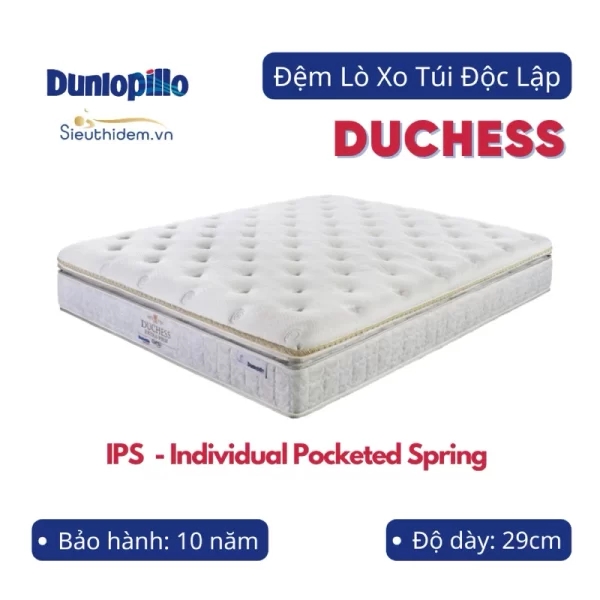 Đệm lò xo Dunlopillo Duchess-0