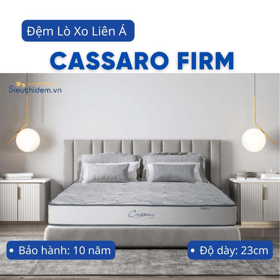 ĐỆM LÒ XO LIÊN Á CASSARO FIRM-0