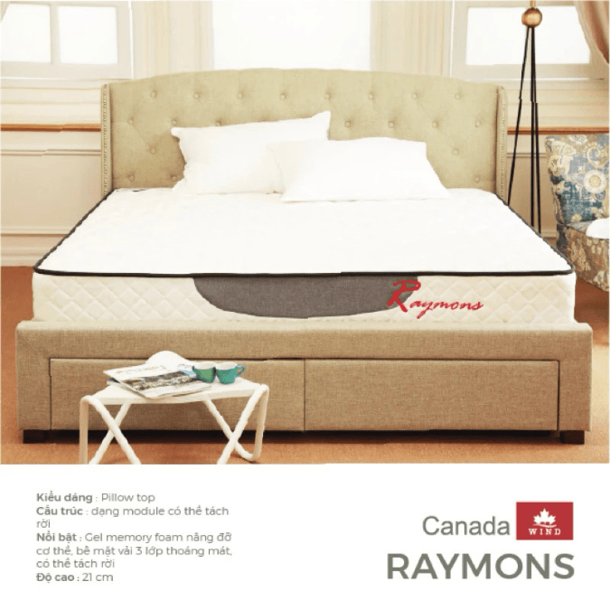 Đệm lò xo Canada Raymons-1