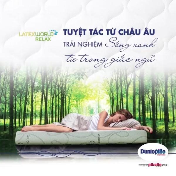 Đệm cao su Dunlopillo Latex World Neo-6