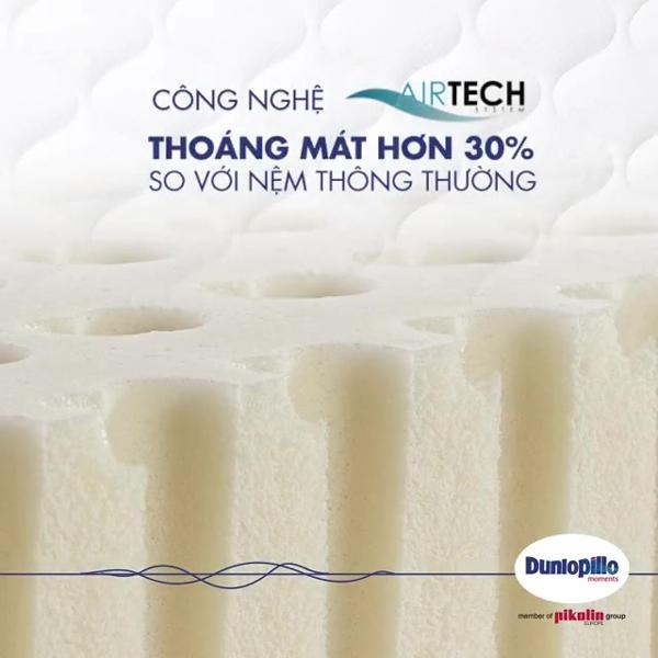 Đệm cao su Dunlopillo Latex World Pure Fresh dày 20cm-21