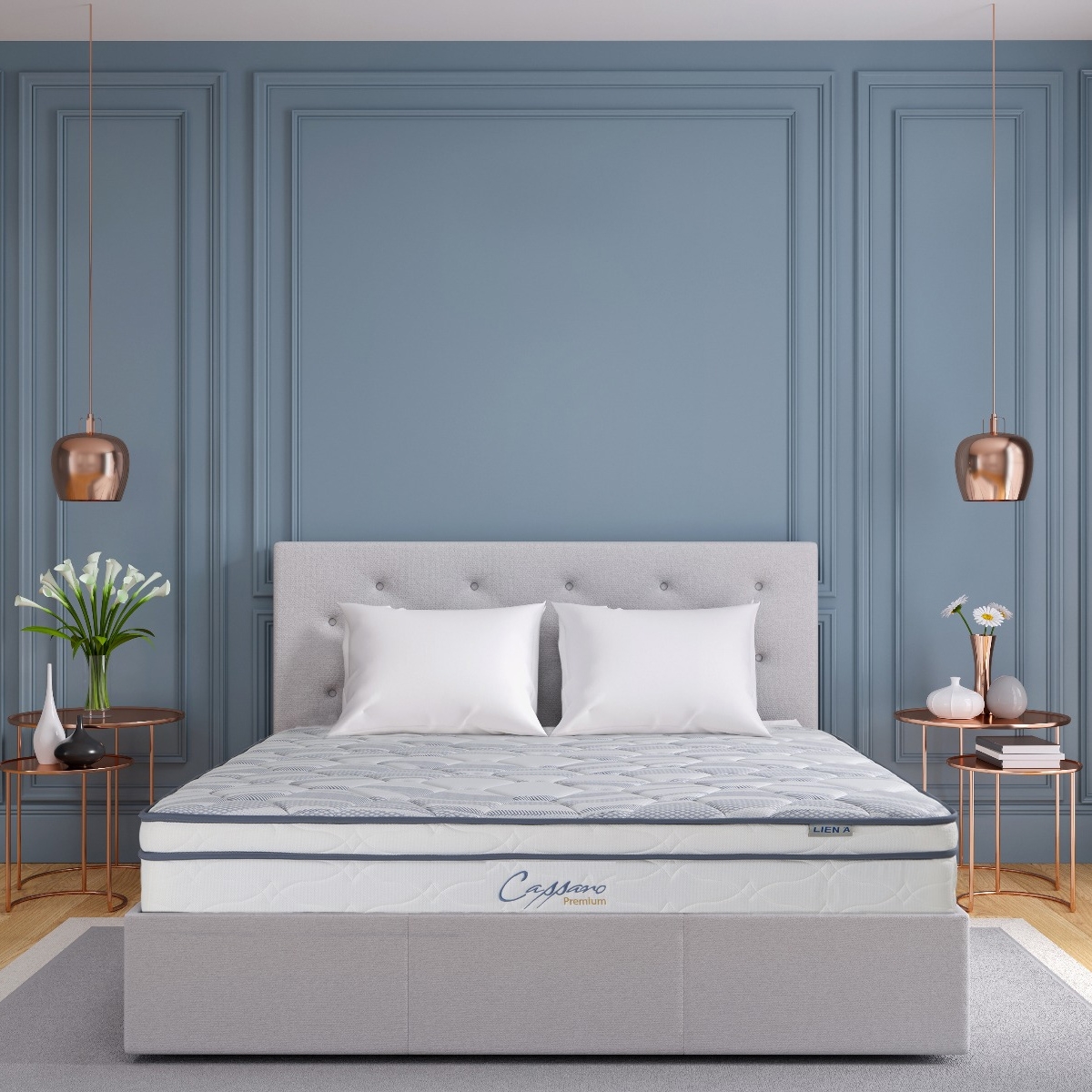 ĐỆM LÒ XO LIÊN Á CASSARO PREMIUM-2