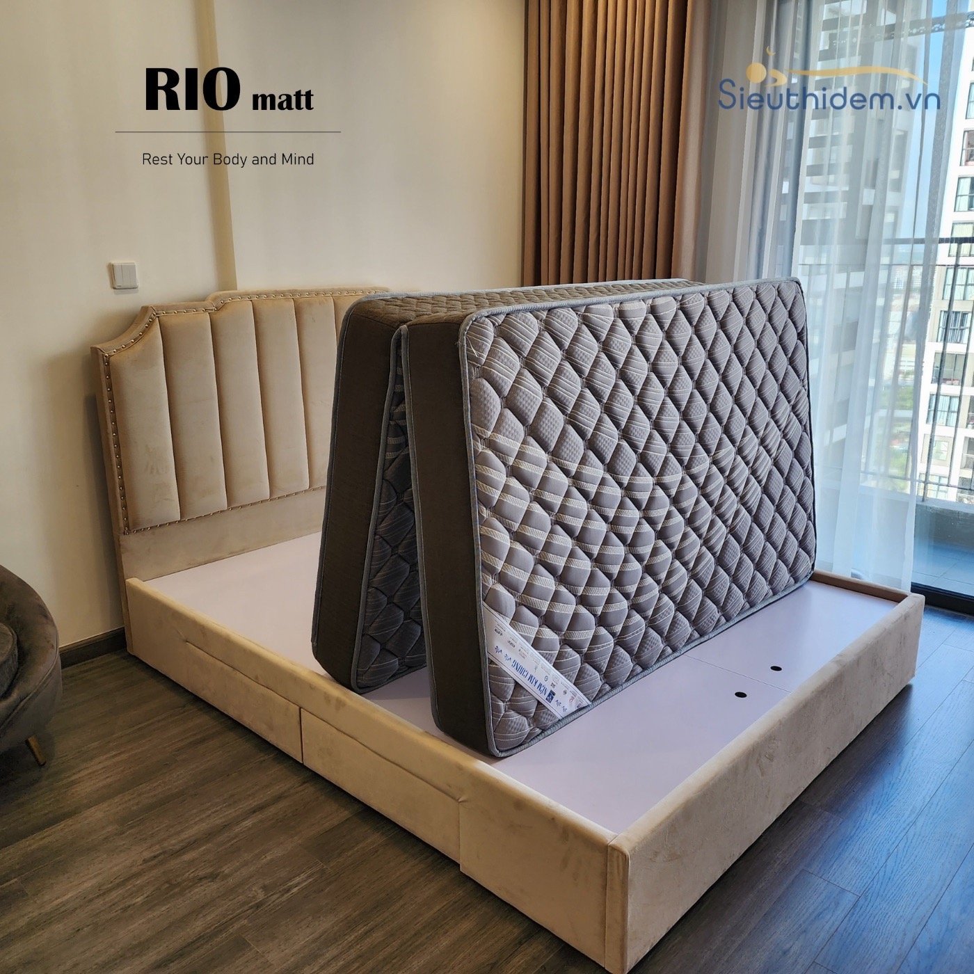 Đệm cao su tổng hợp Kim Cương Rio Matt-10