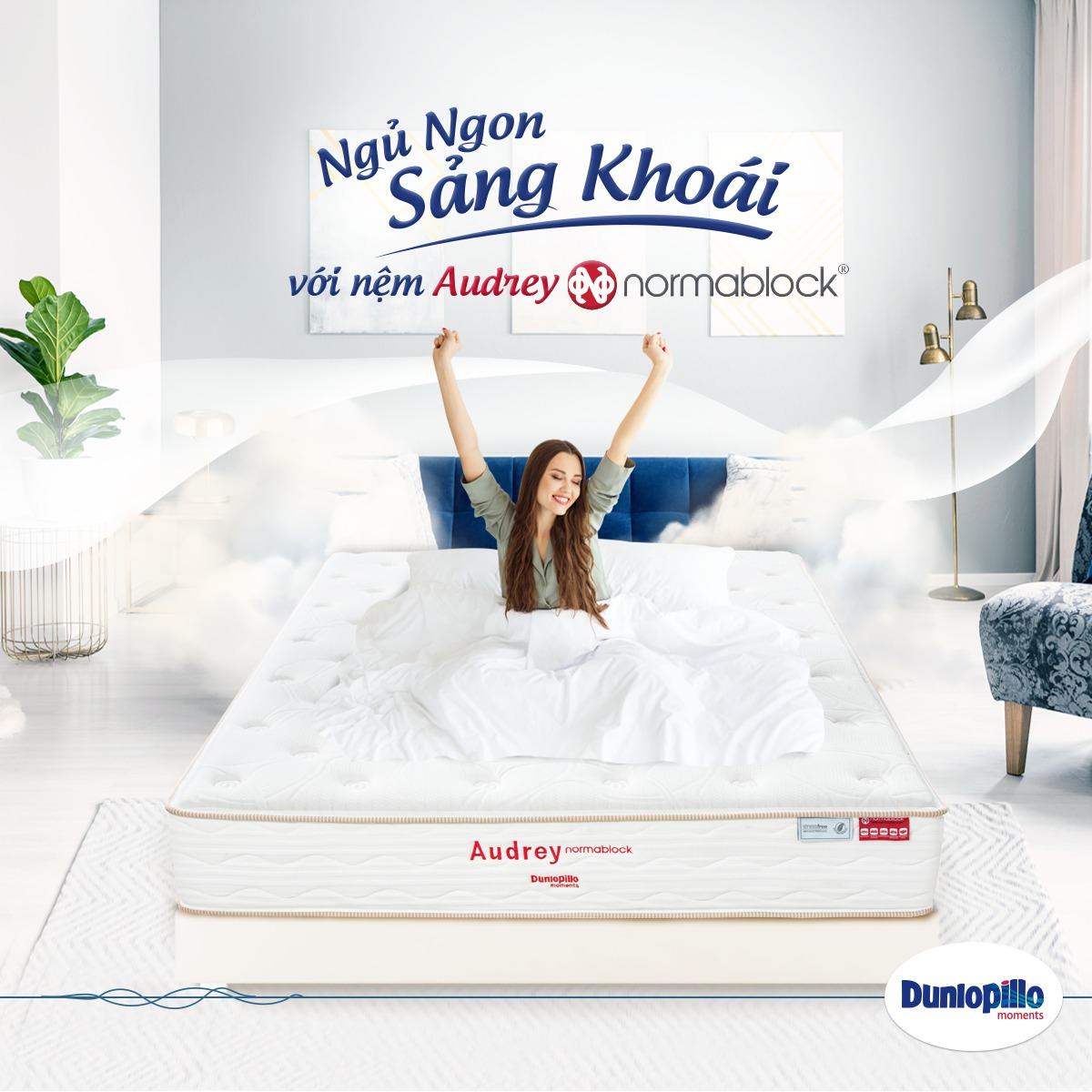 Đệm lò xo Dunlopillo Audrey (120 x 200)