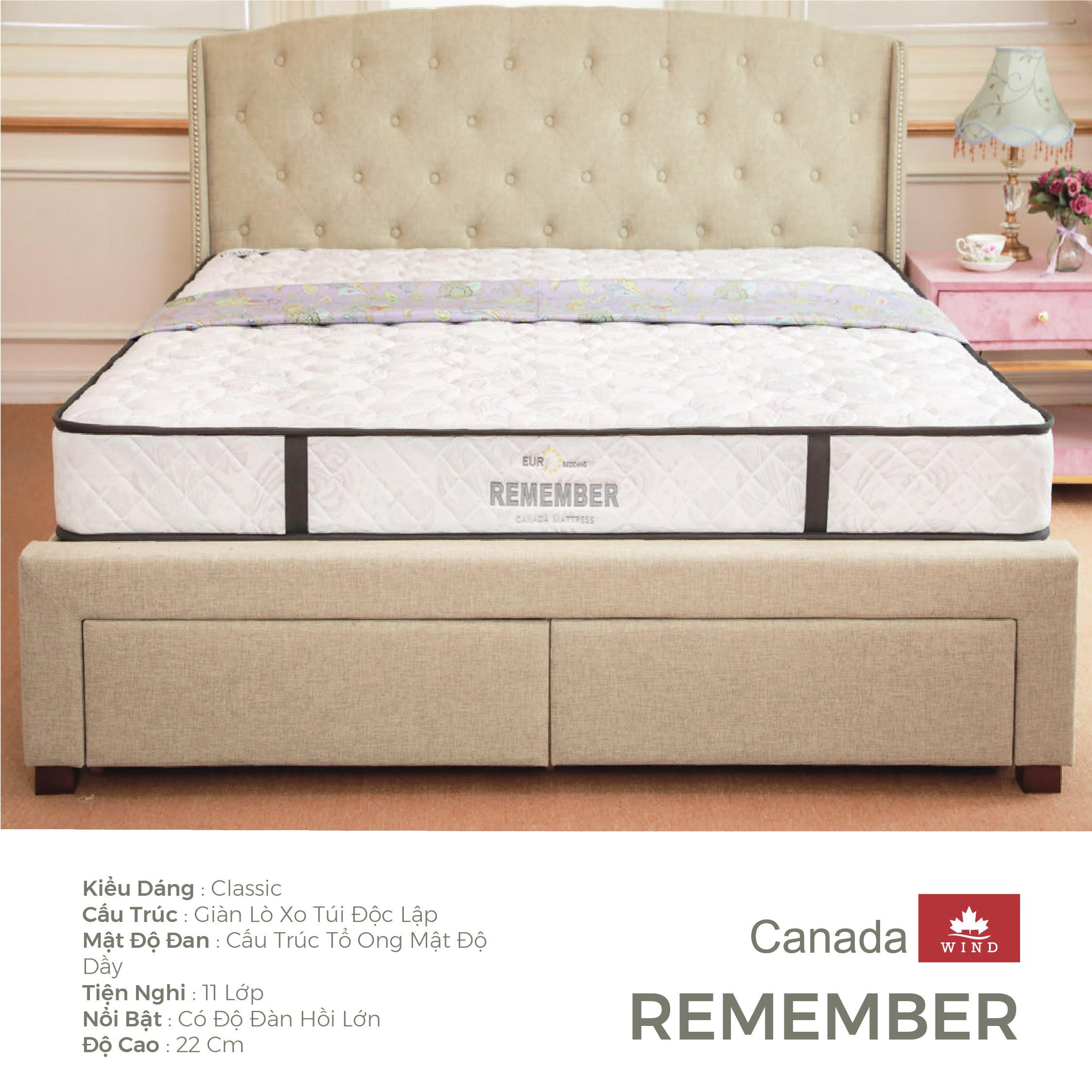 Đệm lò xo Canada Remember