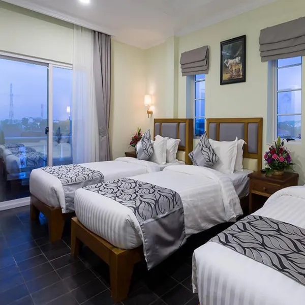 Bộ chăn ga T300 kẻ sọc 3cm (180 x 200)-1