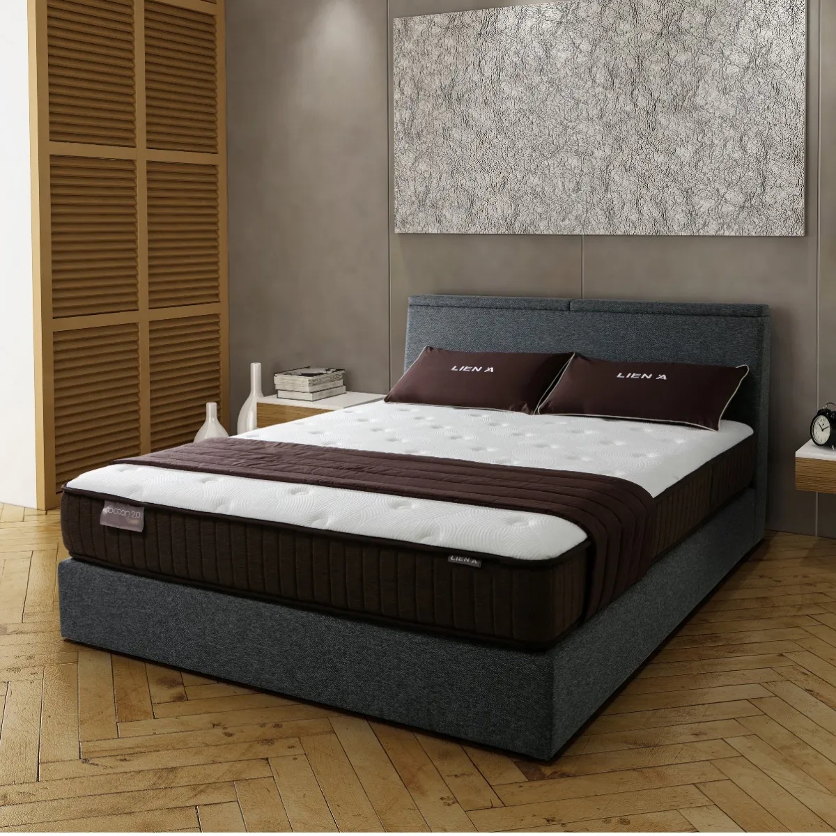 ĐỆM LÒ XO LIÊN Á COCOON 2.0 FIRM (160 x 200)-2