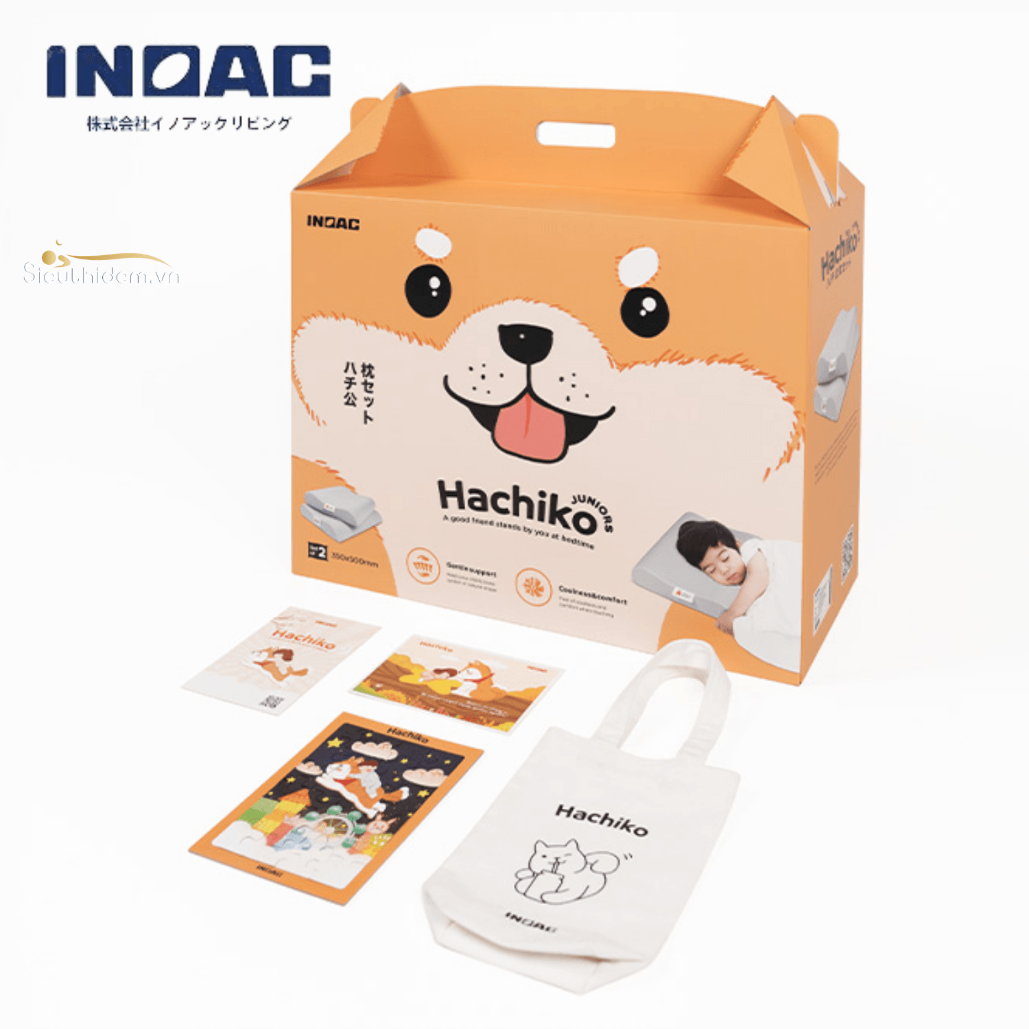 Bộ gối Foam Trẻ Em Hachiko Juniors-4