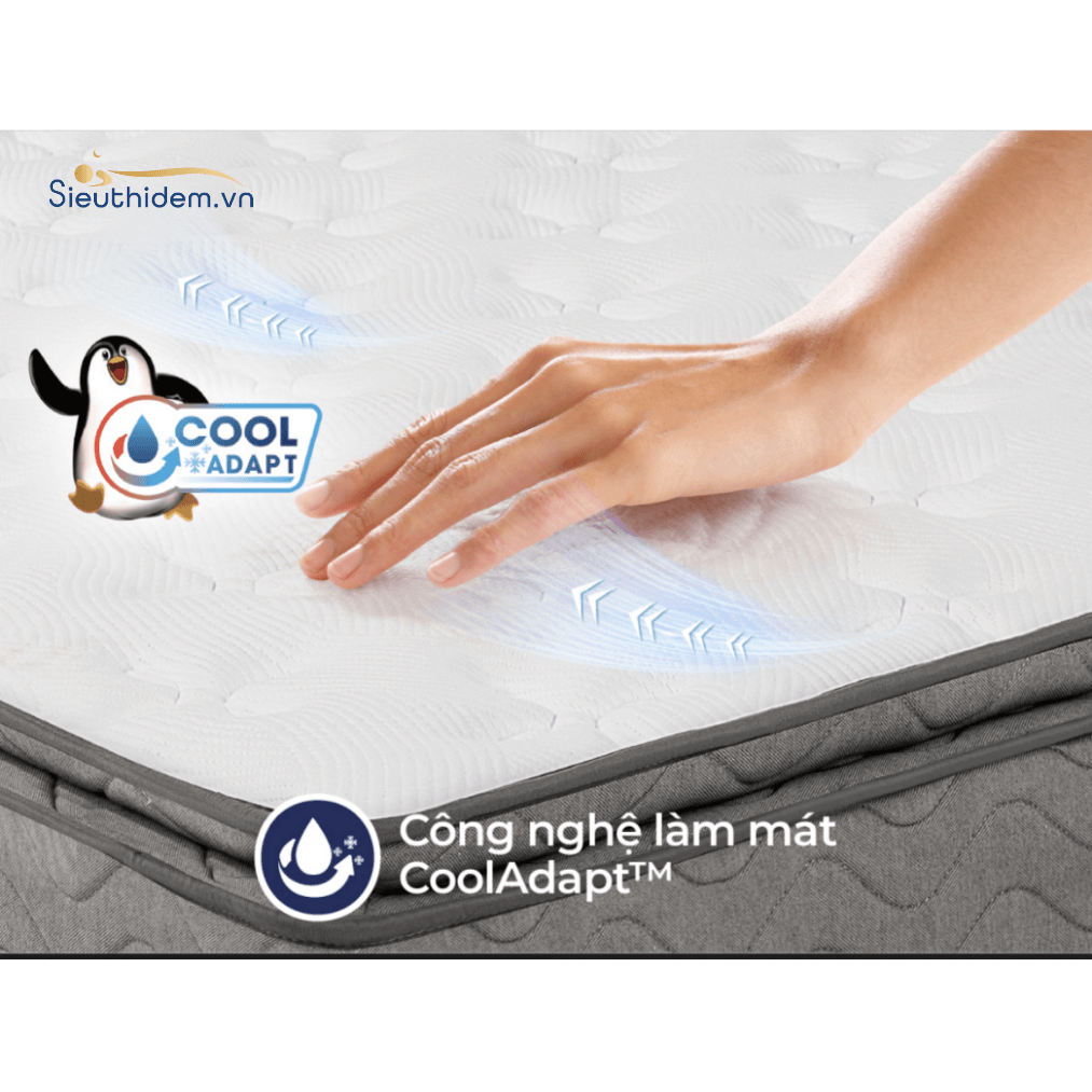 Đệm Lò Xo Túi Độc Lập Cocoon Grey Luxe-2