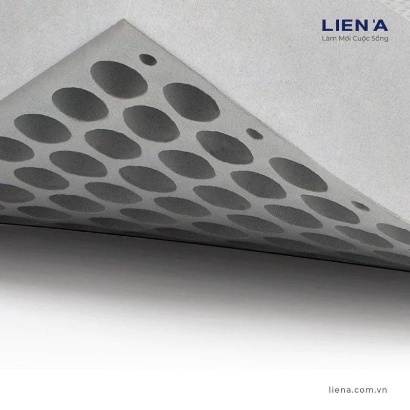 Đệm cao su Liên Á than hoạt tính Ladome Grey Premium-5