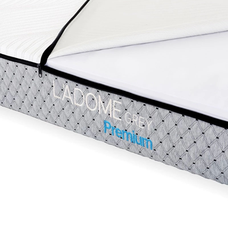 Đệm cao su Liên Á than hoạt tính Ladome Grey Premium-2