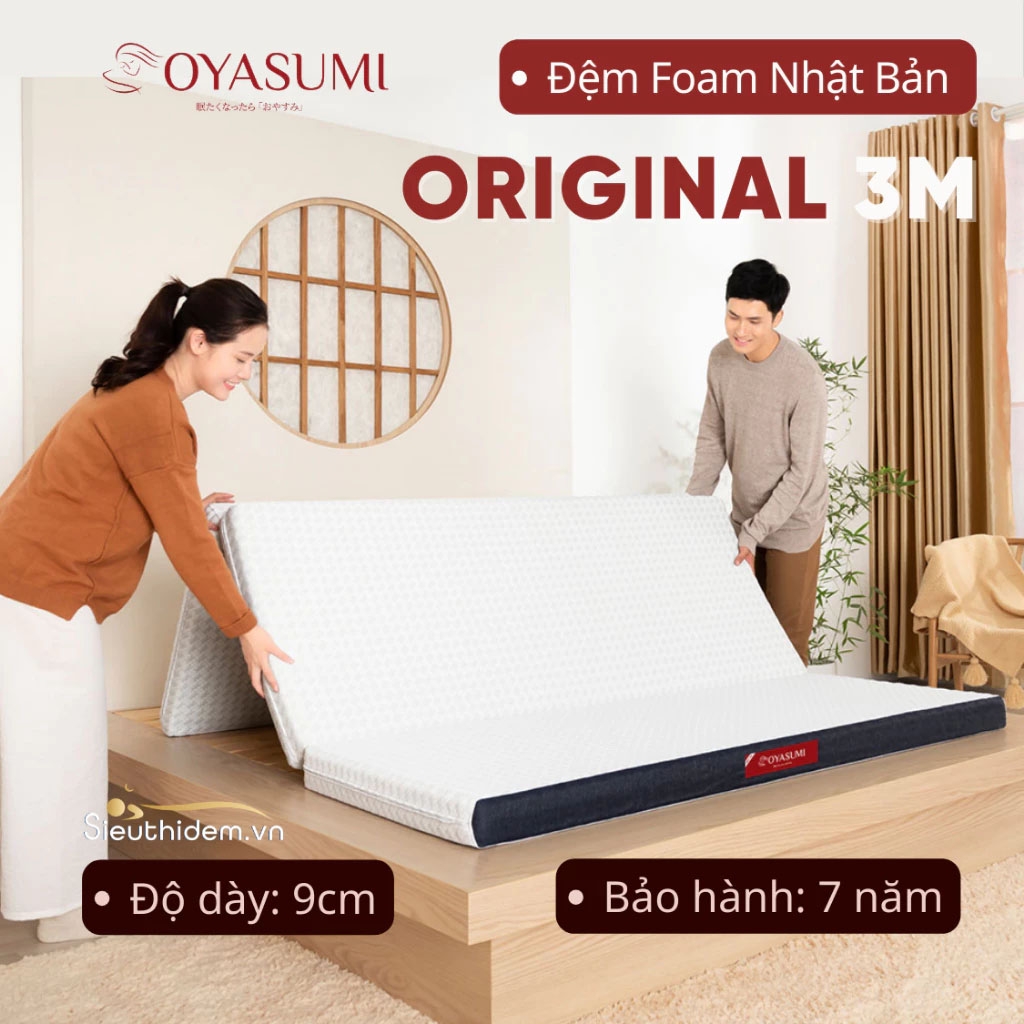 Đệm foam Nhật Bản Inoac Oyasumi Original 3M-0