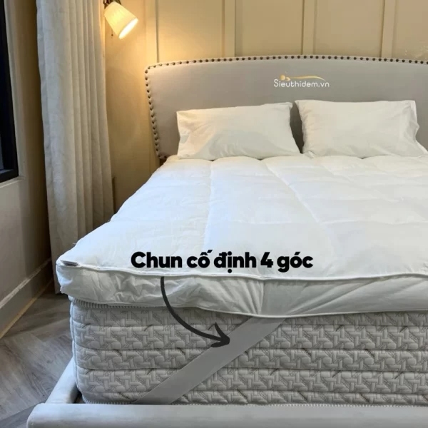 Đệm tăng tiện nghi micro gel giả lông vũ-8