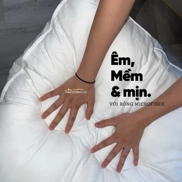 Đệm tăng tiện nghi micro gel giả lông vũ-5