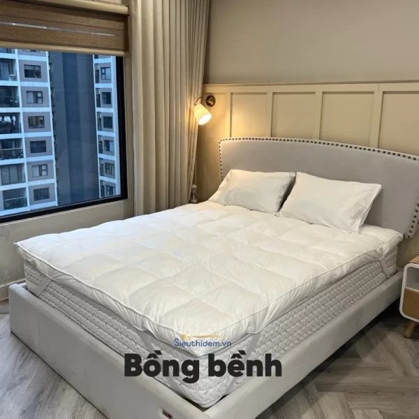 Đệm tăng tiện nghi micro gel giả lông vũ-6