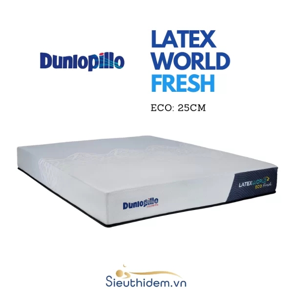 Đệm cao su Dunlopillo Latex World Eco Fresh dày 25cm-1