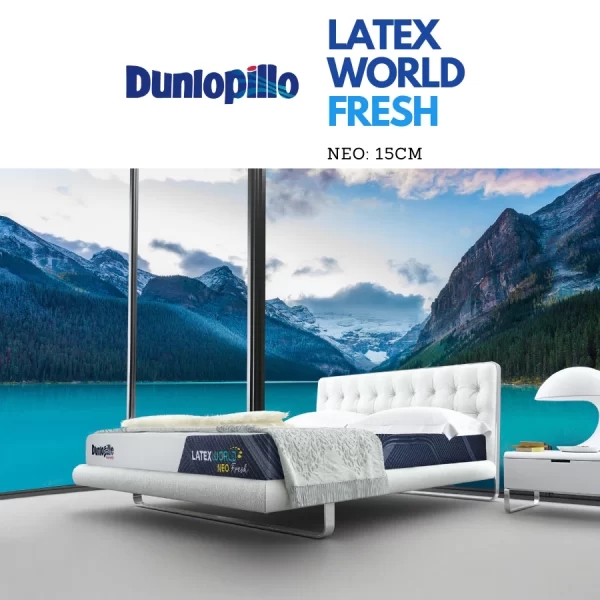 Đệm cao su Dunlopillo Latex World Neo Fresh dày 15cm-4