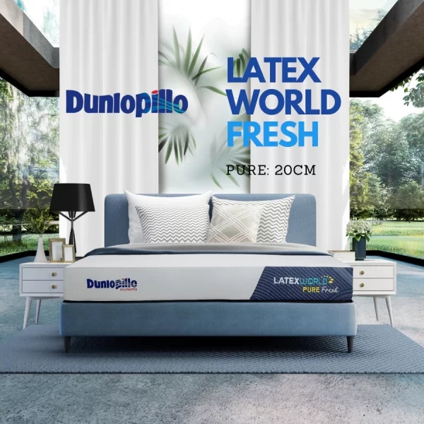 Đệm cao su Dunlopillo Latex World Pure Fresh dày 20cm-1