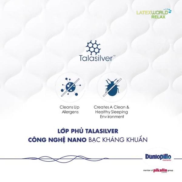Đệm cao su Dunlopillo Latex World Pure-7