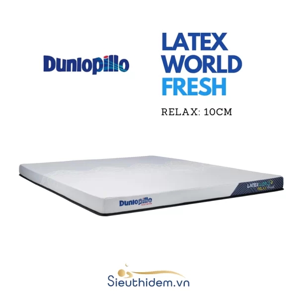 Đệm cao su Dunlopillo Latex World Relax Fresh dày 10cm-2
