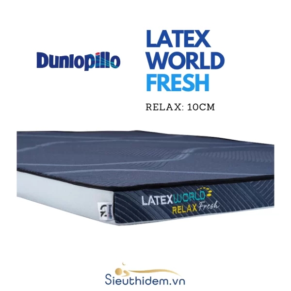 Đệm cao su Dunlopillo Latex World Relax Fresh dày 10cm-3