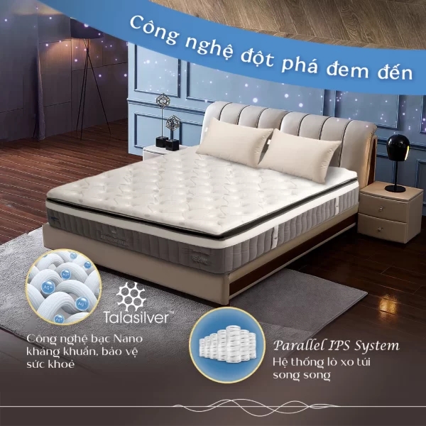 Đệm lò xo Dunlopillo Royal Kensington-5