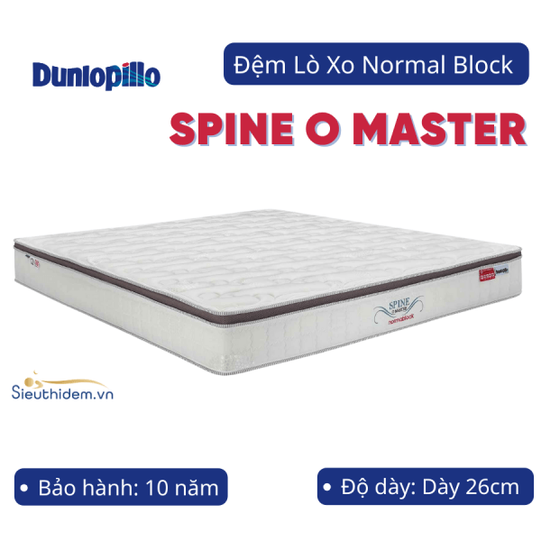 Đệm lò xo Dunlopillo Spine O Master-0