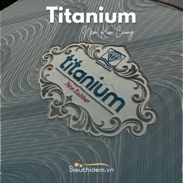 Đệm bông ép cao su Kim Cương Titanium-5
