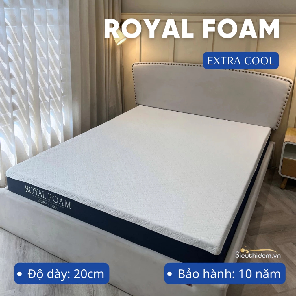 Đệm đa tầng memory foam Royal Foam Extra Cool-0