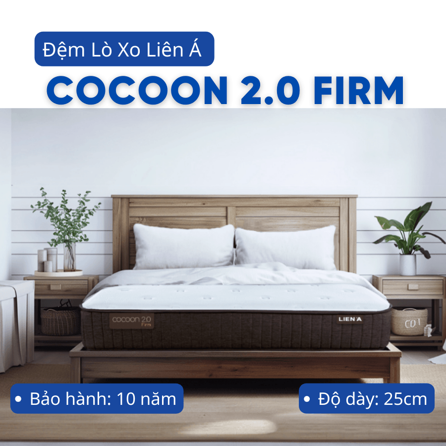ĐỆM LÒ XO LIÊN Á COCOON 2.0 FIRM-0