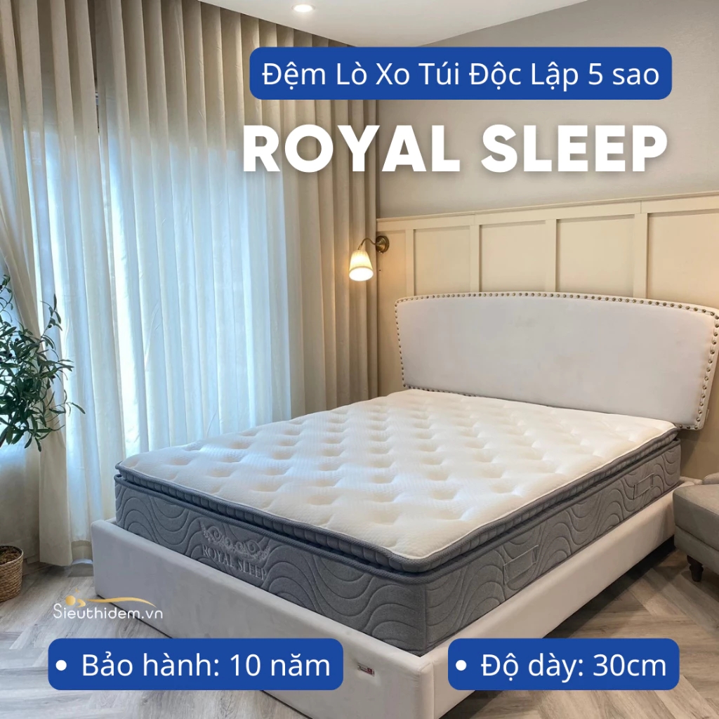 Đệm lò xo túi độc lập Royal Sleep-0