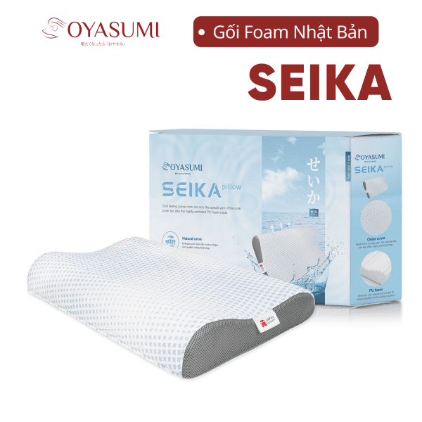 Gối foam Nhật Bản Inoac Oyasumi Seika