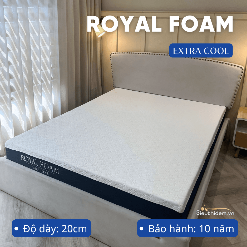 Đệm đa tầng memory foam Royal Foam Extra Cool (180 x 200)-0