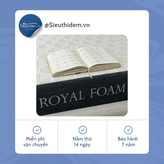 Đệm foam đa tầng Royal Foam Massage 10 cm (140 x 200)-5