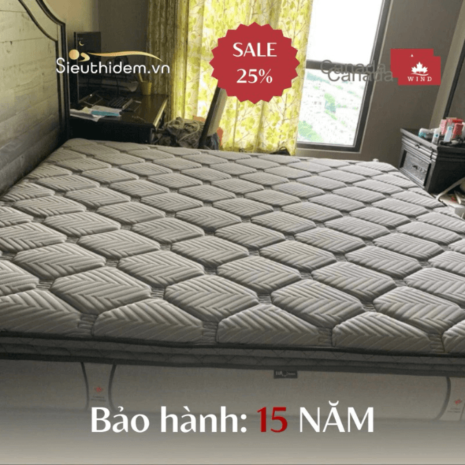 Đệm lò xo Canada Charlotte (160 x 200)-2