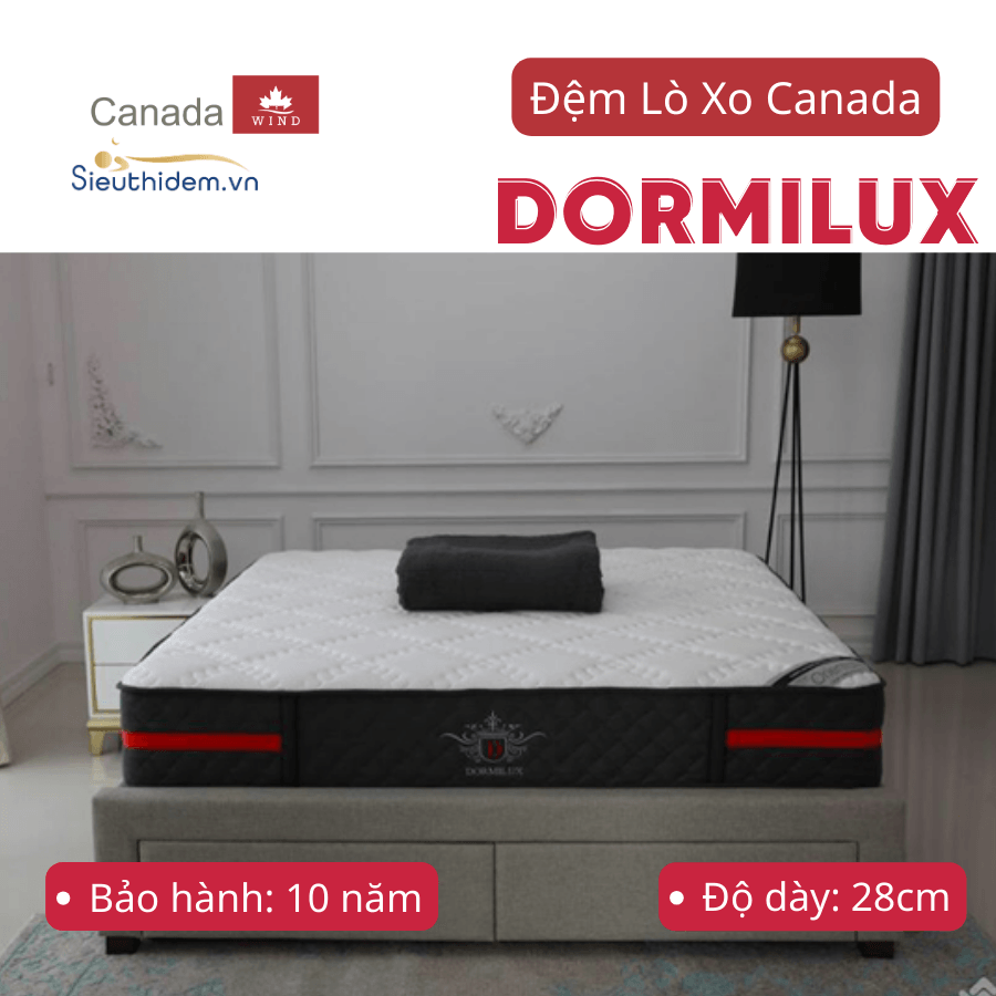 Đệm lò xo Canada Dormilux (180 x 200)-0