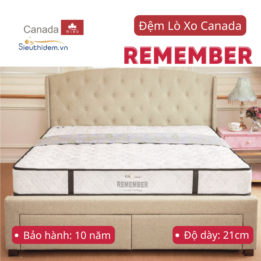 Đệm lò xo Canada Remember (180 x 200)-0