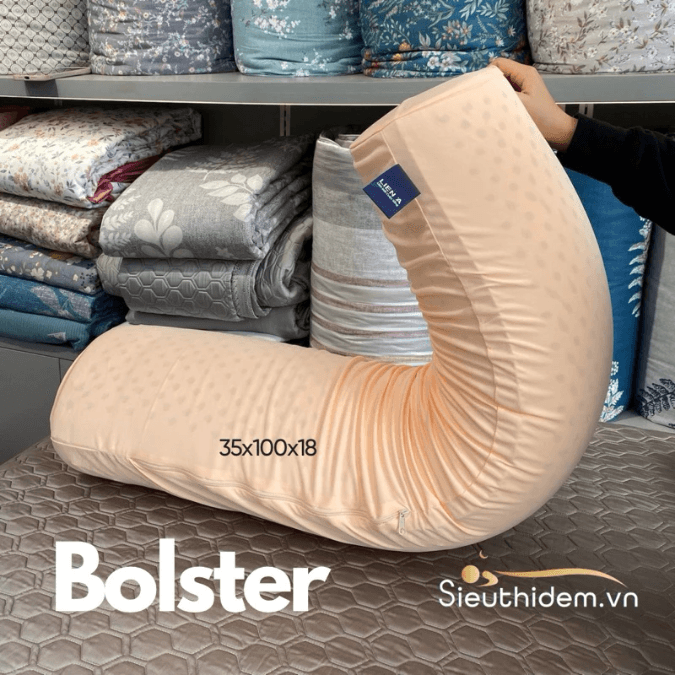 Gối ôm cao su Liên Á Bolster (35 x 100)-0