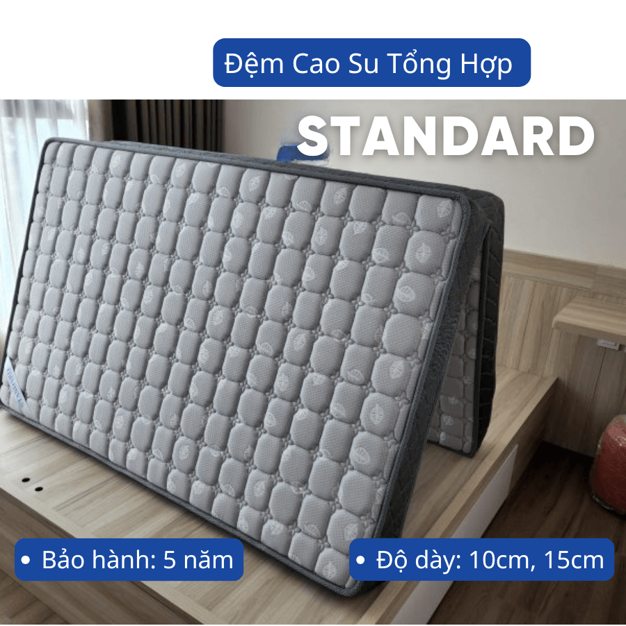 Đệm cao su tổng hợp Standard 15 cm (180 x 200)-0