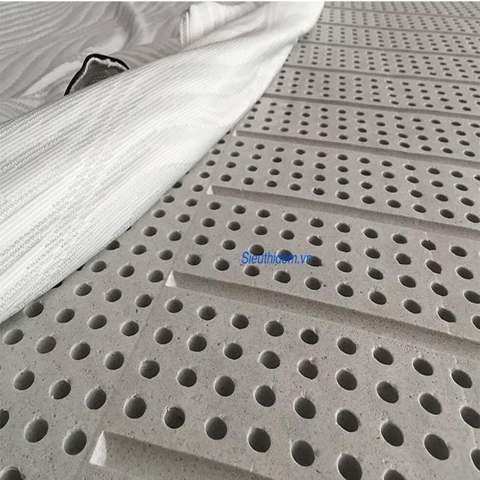 Đệm cao su Liên Á than hoạt tính Ladome Grey Premium (140 x 200)