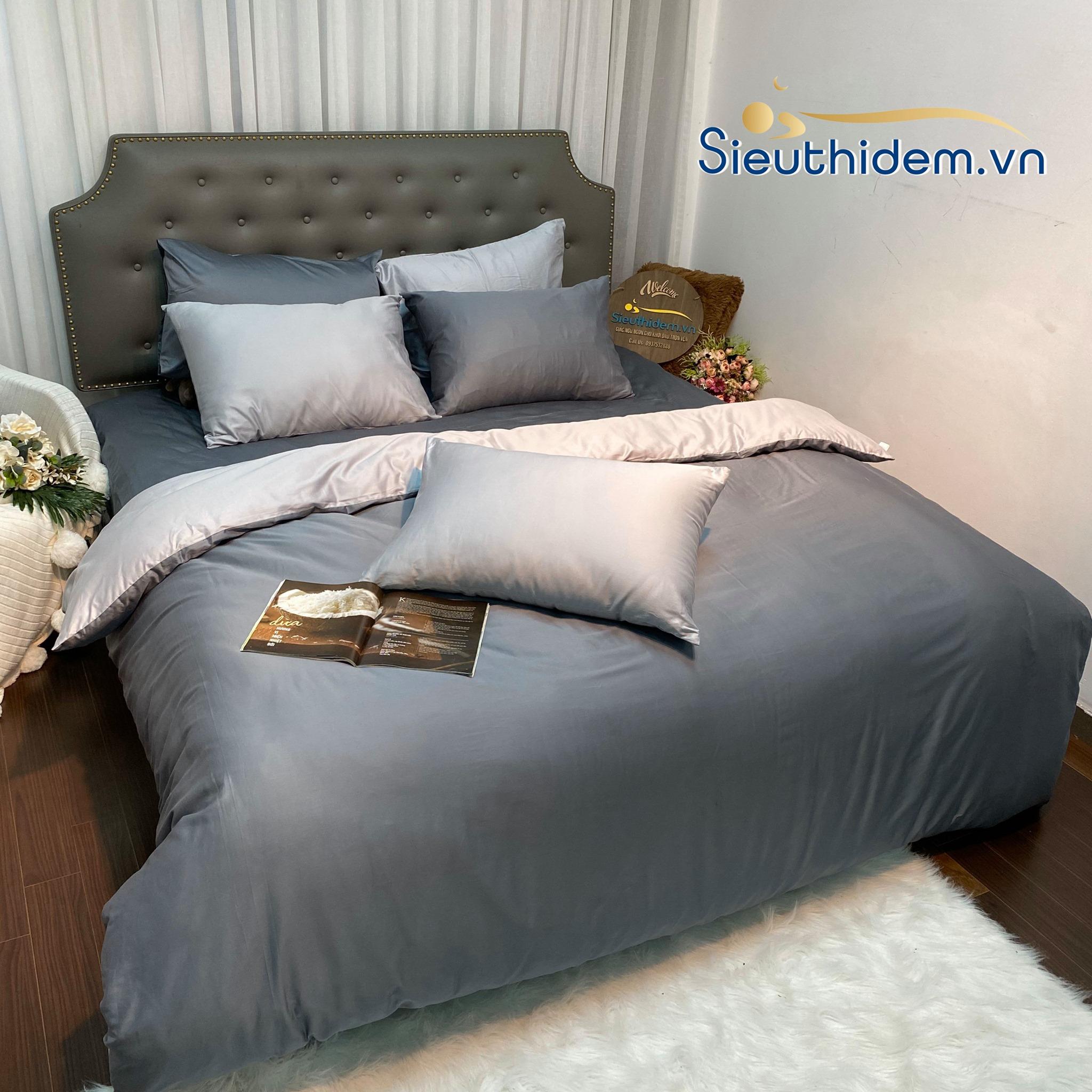 Bộ chăn ga Satin T400 ST003